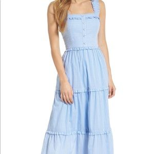 NWOT Gal Meets Glam Striped Maxi Dress